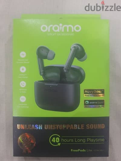 oraimo freepods lite headphones / سماعات اوريمو وايرلس بدون سلك