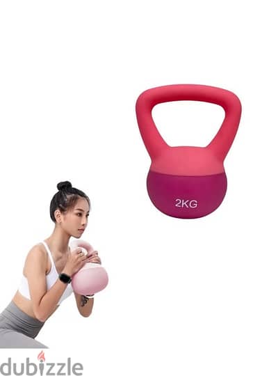 kettlebell دامبل مستورد٢ كجم عالى الجودة