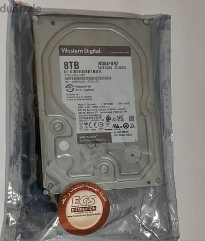 هارد 8TB ويسترن ديجيتال بنفسجي