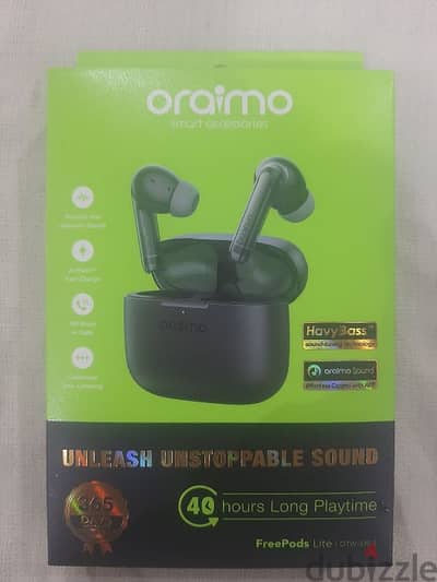 oraimo freepods lite headphones / سماعات اوريمو وايرلس بدون سلك