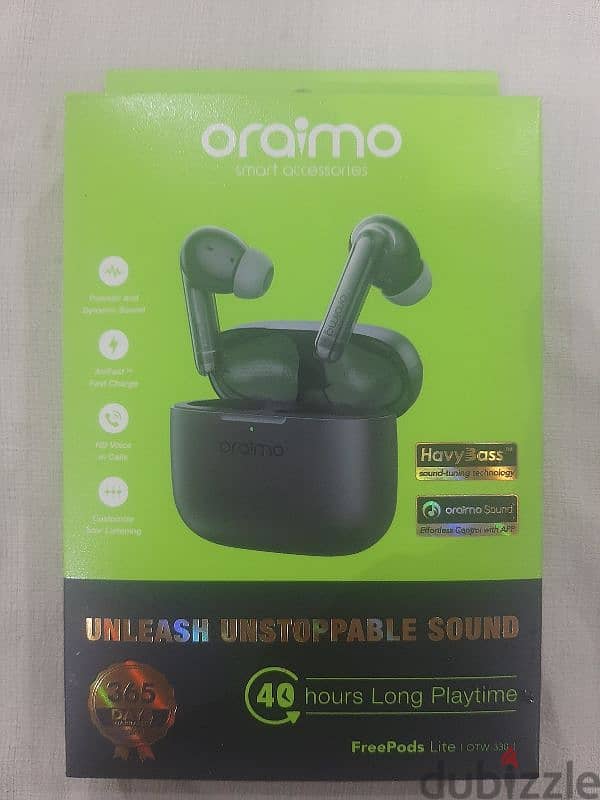 oraimo freepods lite headphones / سماعات اوريمو وايرلس بدون سلك 0