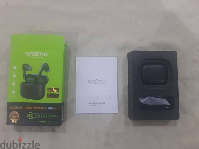 oraimo freepods lite headphones / سماعات اوريمو وايرلس بدون سلك 5