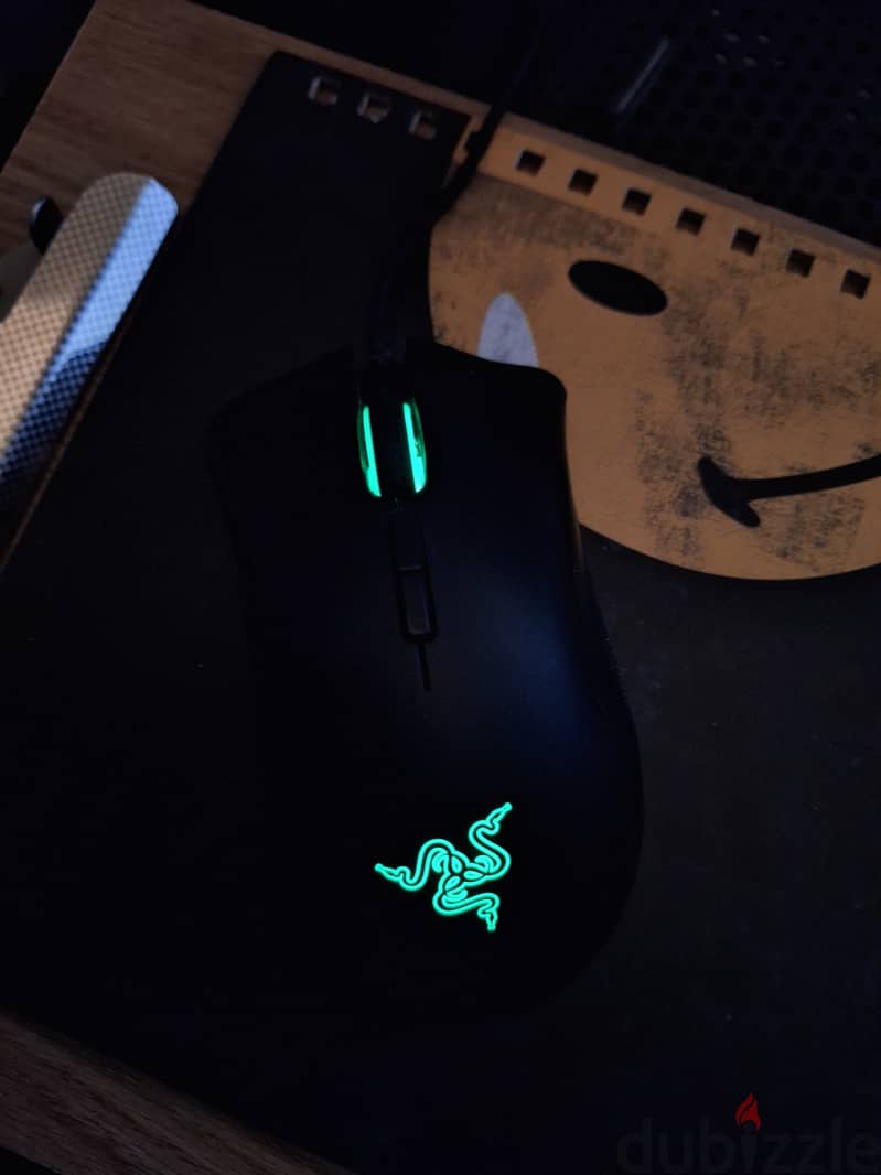 Razer DeathAdder Elite eSports Gaming Mouse - Black ماوس رازر 6