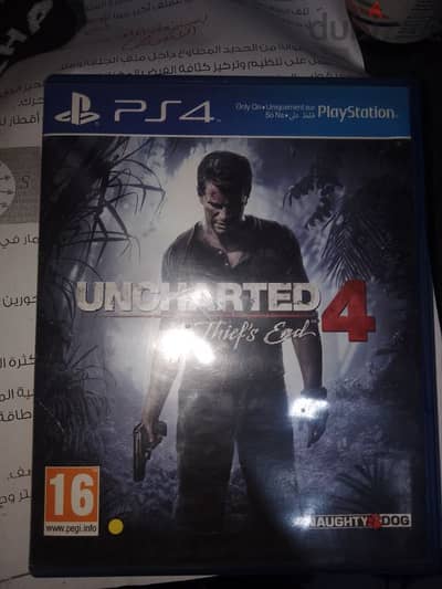 سي دي لعبة uncharted 4