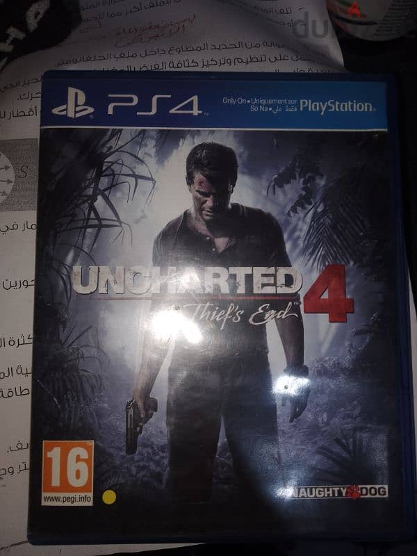 سي دي لعبة uncharted 4 0