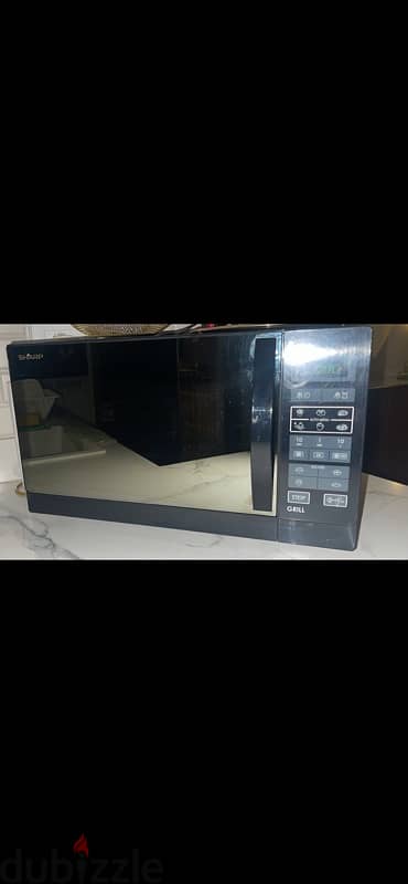 black sharp microwave like a new one 0