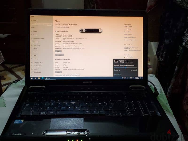 لاب توب توشيبا ساتلايت i5  بالمحلة الكبرى 6