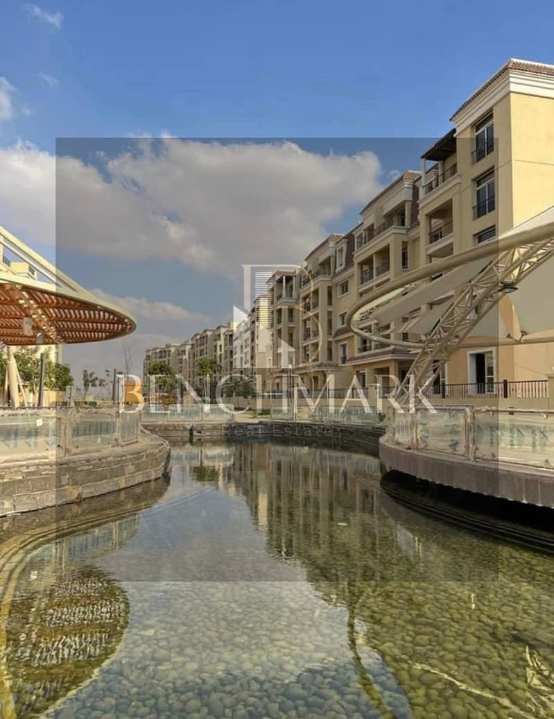 In installments over 8 years and with a cash discount of 42% own an apartment in Sarai Mostakbal City Compound 158m and Garden 95m next to Madinaty 0