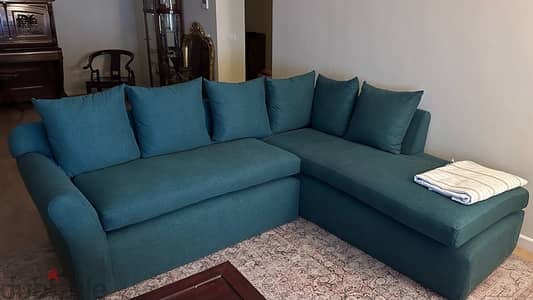 L Shape couch كنبه حرف L