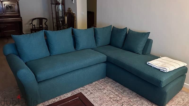 L Shape couch كنبه حرف L 0