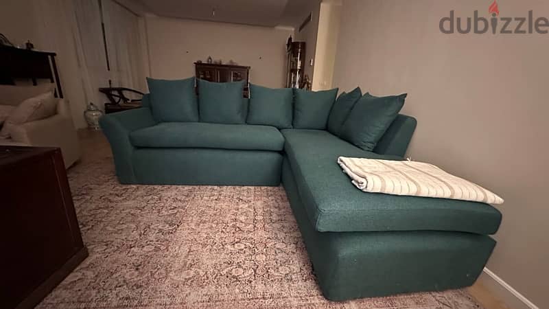 L Shape couch كنبه حرف L 2