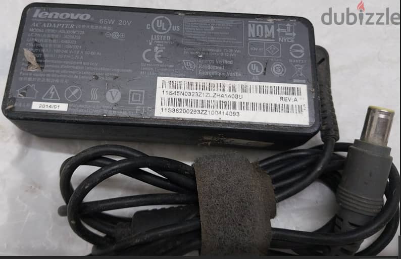 للبيع شاحن لابتوب  Laptop Chargers  بسعر= 200 جم 18