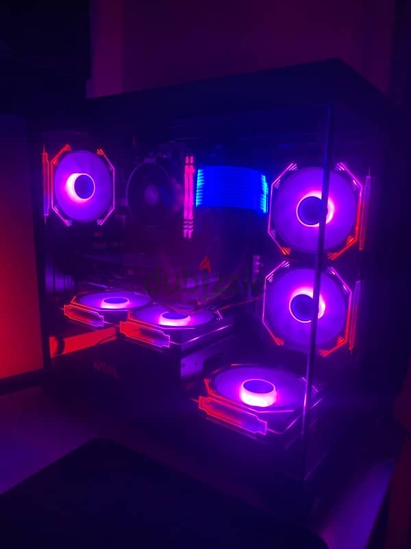 pc case 6 fan Argb 7