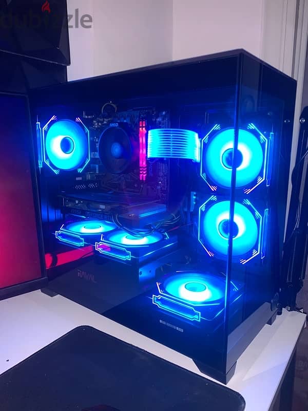 pc case 6 fan Argb 11