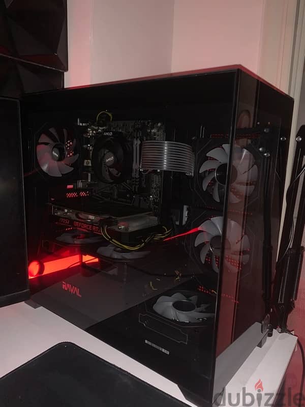 pc case 6 fan Argb 12