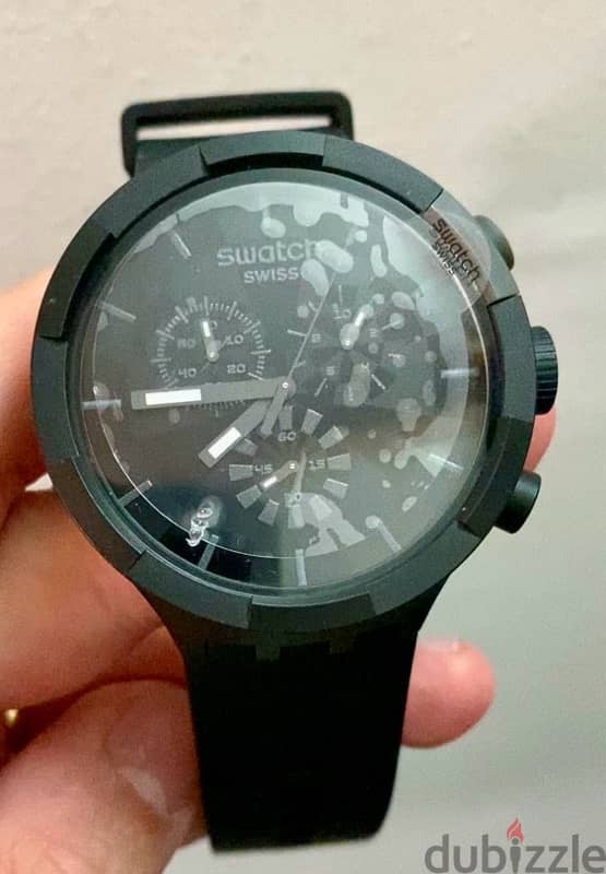 Swatch - Checkpoint Black  SB02B400 1