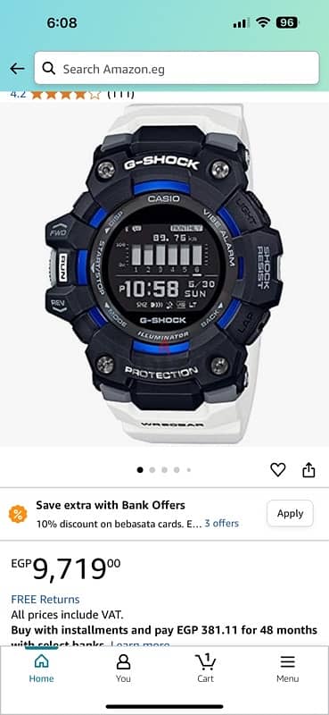 Smart watch Casio G-Shock GBD-100-1 A7DR