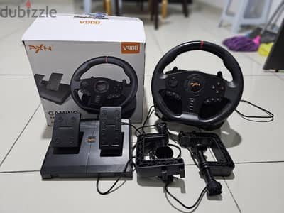 PXN V900 racing wheel دركسيون العاب  لتعليم السواقه في المنزل