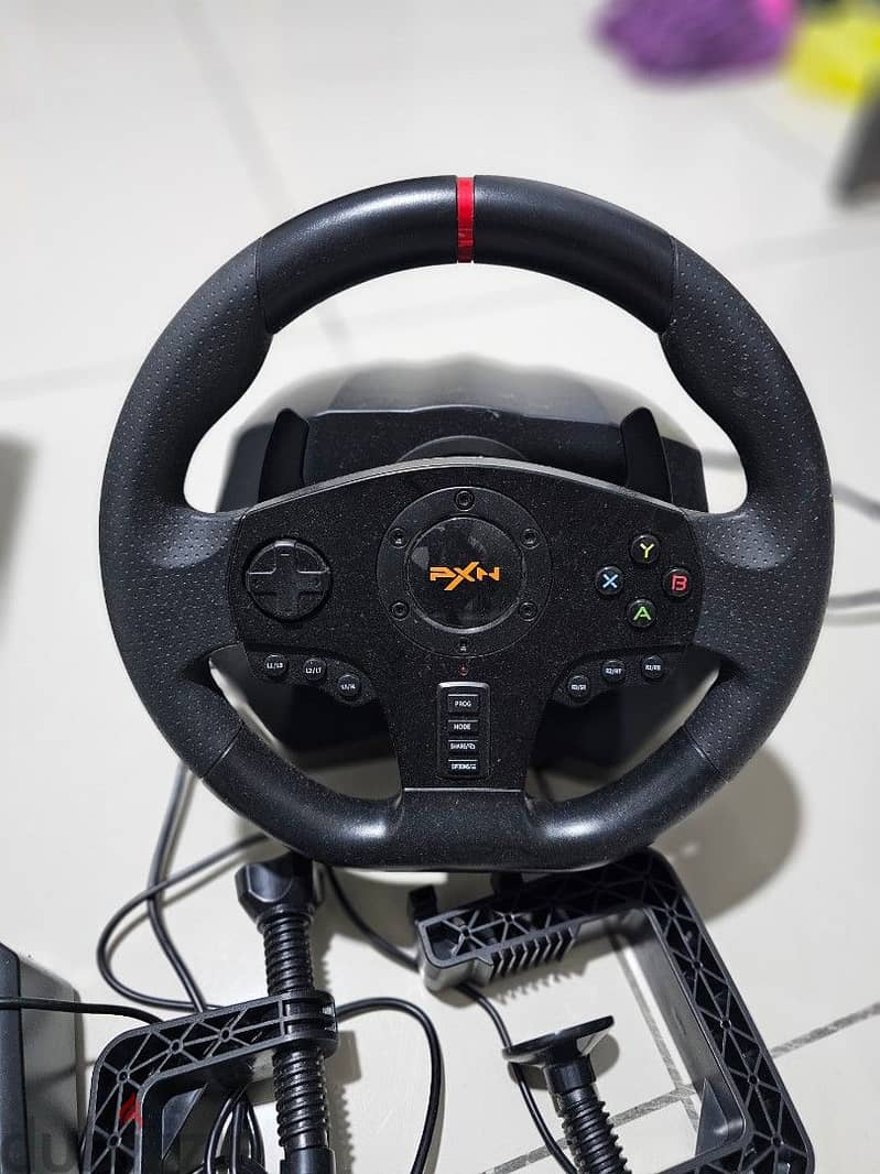 PXN V900 racing wheel دركسيون العاب  لتعليم السواقه في المنزل 1