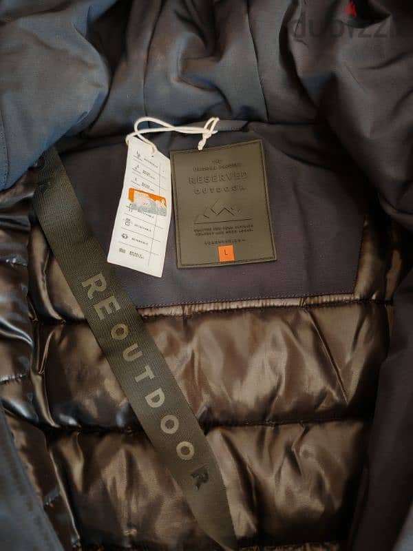 Reserved outdoor heavy jacket L سويتر چاكيت شتوى تقيل 2