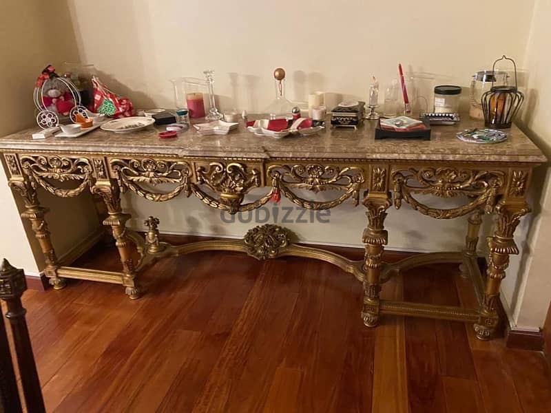 excellent condition vintage marqueterie dining room 4