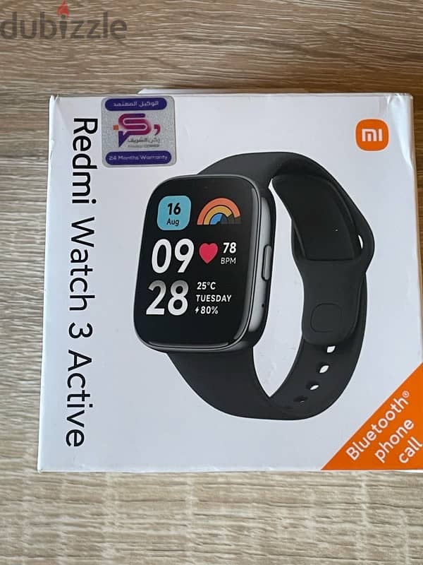 redmi watch 3 active حاله ممتازه مع الكرتونه وارد السعوديه 7