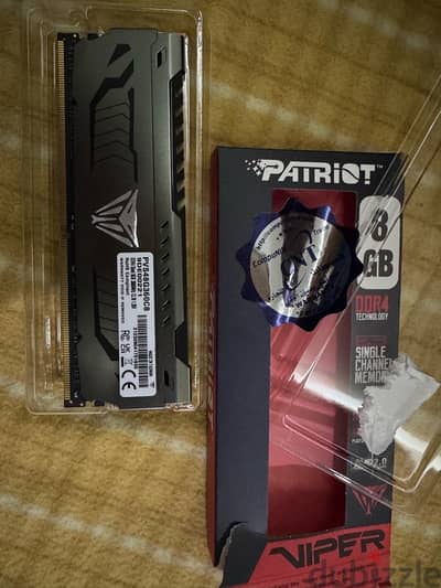 Patriot viper steel DDR4 8gb ram 3600MHz CL18