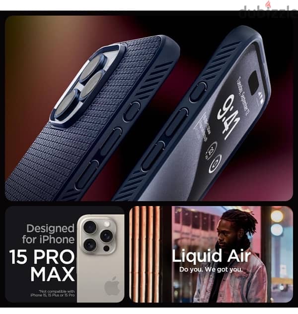 spigen liquid air iphone 15 Pro Max 1