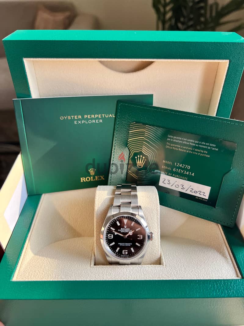 Rolex Explorer 36 mm Reference 124270 6