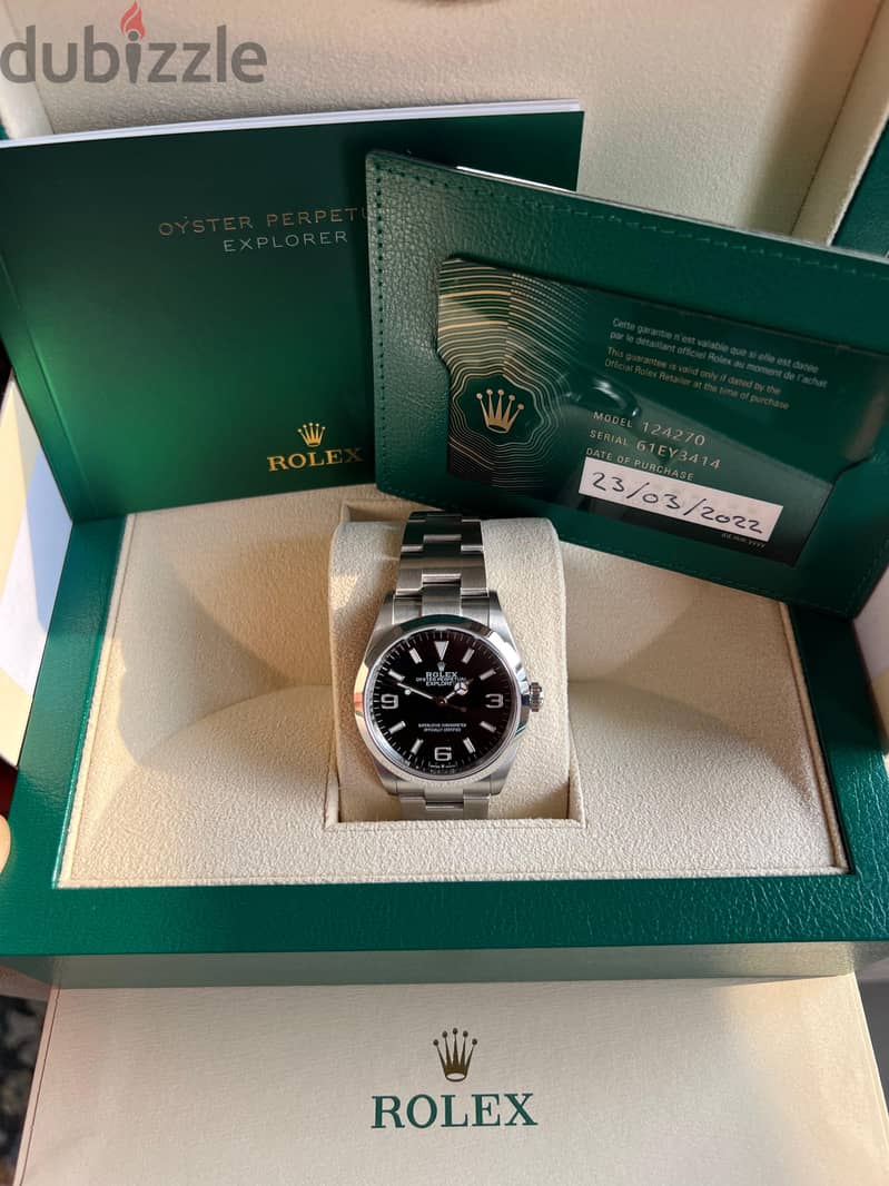 Rolex Explorer 36 mm Reference 124270 7