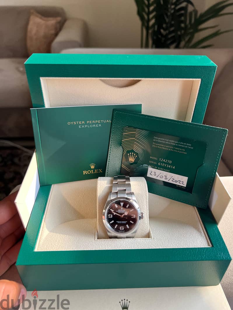 Rolex Explorer 36 mm Reference 124270 10