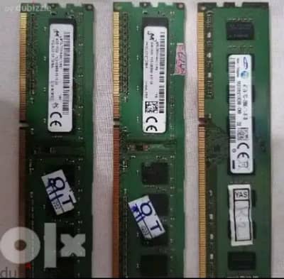 قطعتبن رامات ddr3 القطعة ٢ جيجا