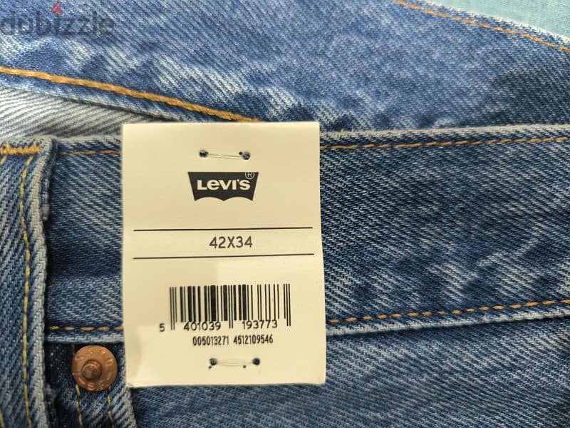 بنطلون جينز رجالي ماركه Levi's 501اورجينال جديد مقاس 42 11