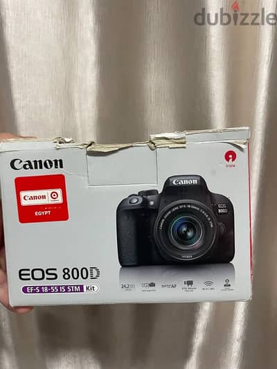 canon 800D + kit lens (very good condition)