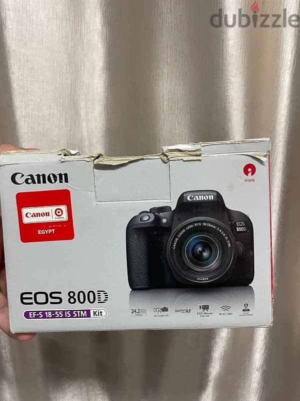 canon 800D + kit lens (very good condition) 0