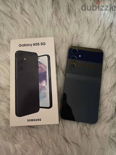 Samsung a55 بجميع مشتملاتة زيرو