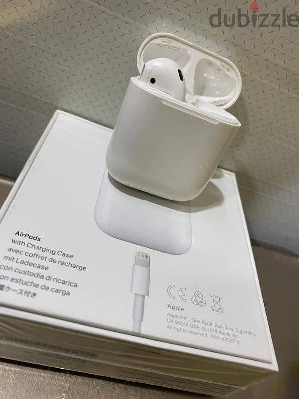 سماعة أبل ٢ شغاله بحاله كويسة Airport apple 2 في الضمان الأصلي 3