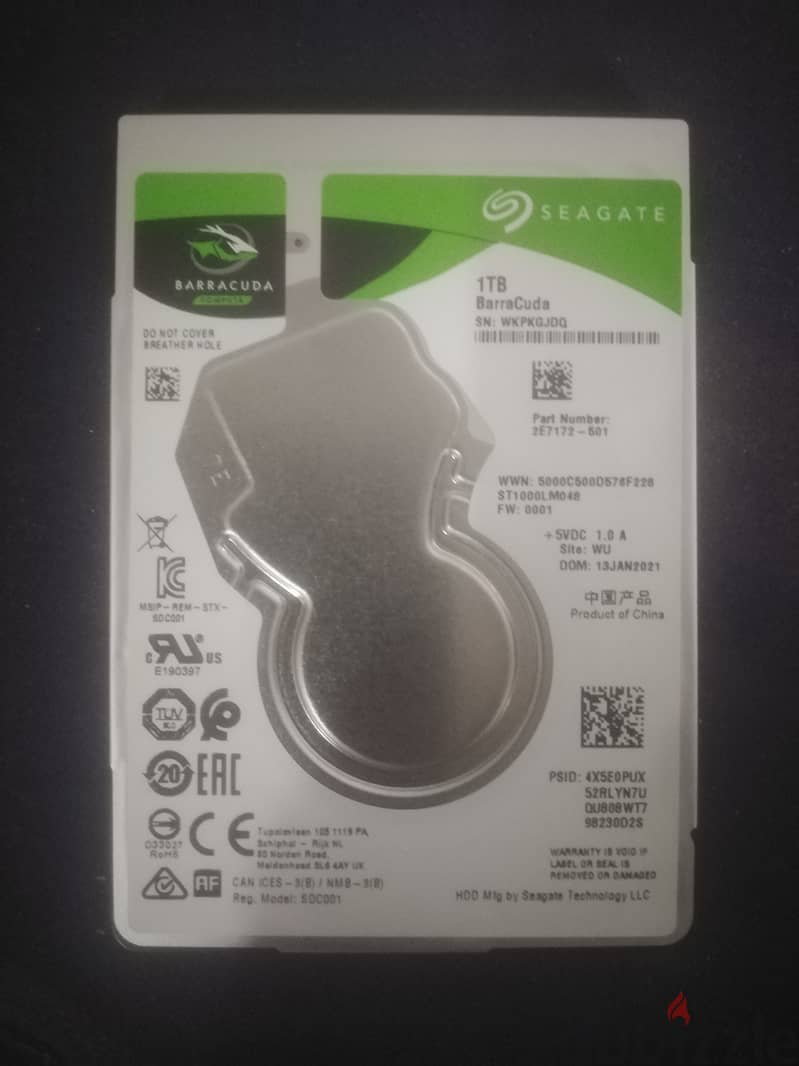 HDD Seagate 1 TB 0