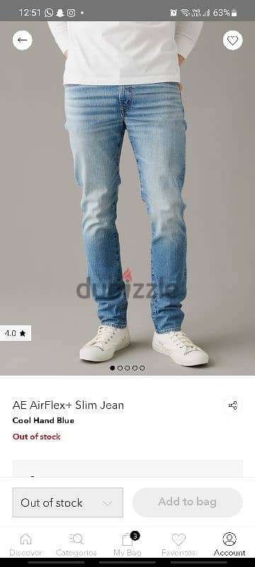 American eagle slim fit jeans size 30×30