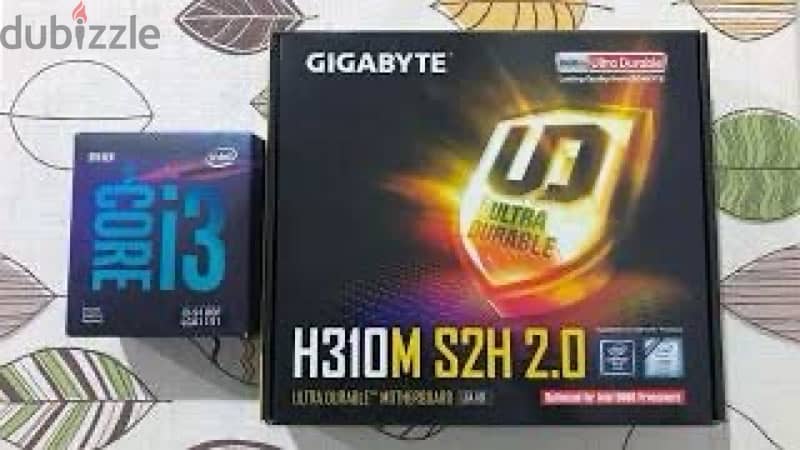 I3 9100f + Motherboard h310m بندل 0