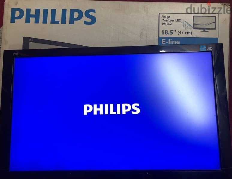 شاشه فيليبس ليد ١٩ بوصة  - Philips Moniteur - led 19 1