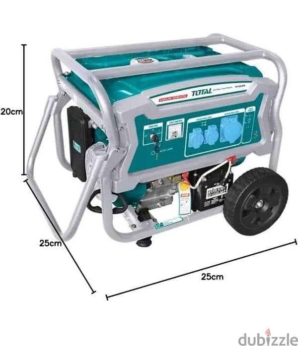 مولد كهرباء من توتال (سعة ٦،٥ كيلو وات) ٢٢٠فولت محرك ٤ اشواط 6