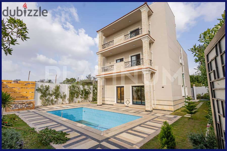 Villa for sale, 727 m, King Mariout (Omar Al-Mukhtar Street) 0