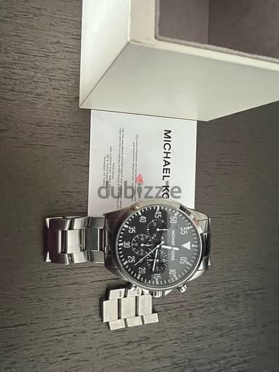 Micheal kors watch black , ساعة مايكل كورس سودا