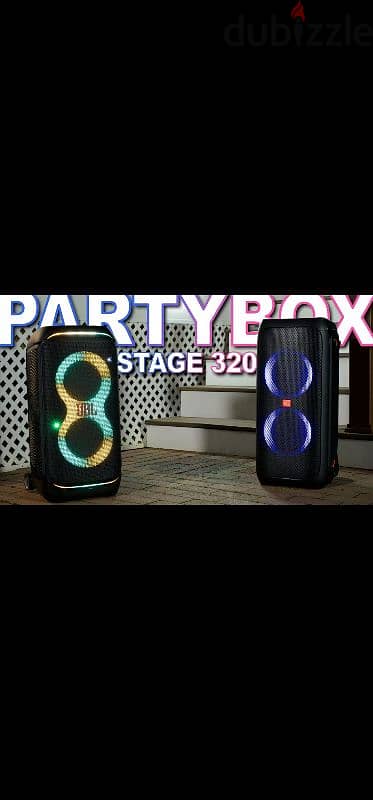 JBL PARTYBOX Stage 320 Portable Bluetooth Speaker 1