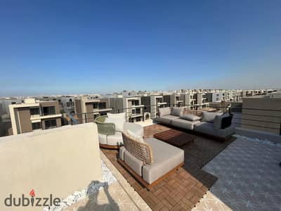 Apartment for sale 203 m, one year delivery, installments over 10 years, and the club is free in Palm Hills Alexandria Compound