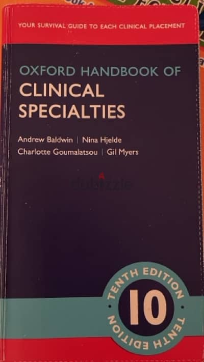 clinical specialties ( hand book )