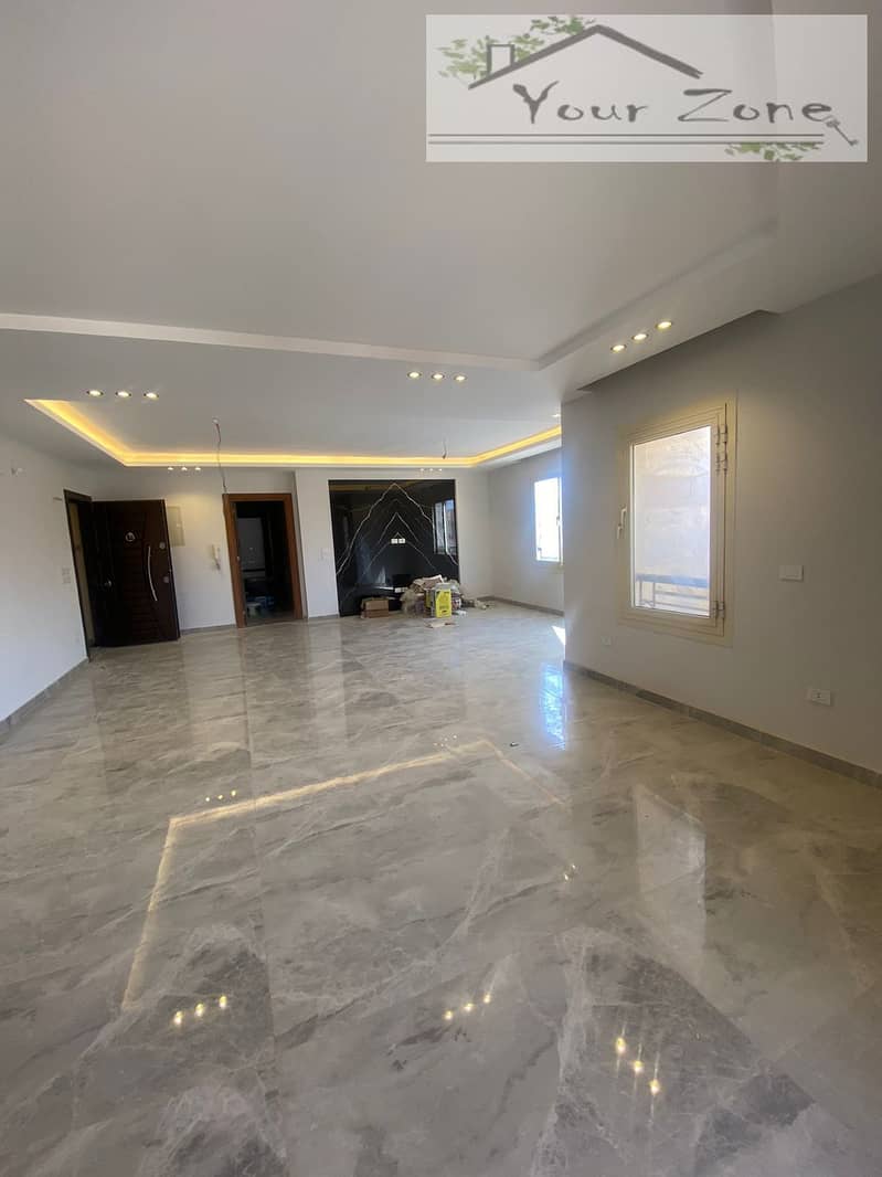 Apartment for rent in October in the northern expansions, Gardenia, on Gamal Abdel Nasser Axis, one minute from Mall of Arabia 0