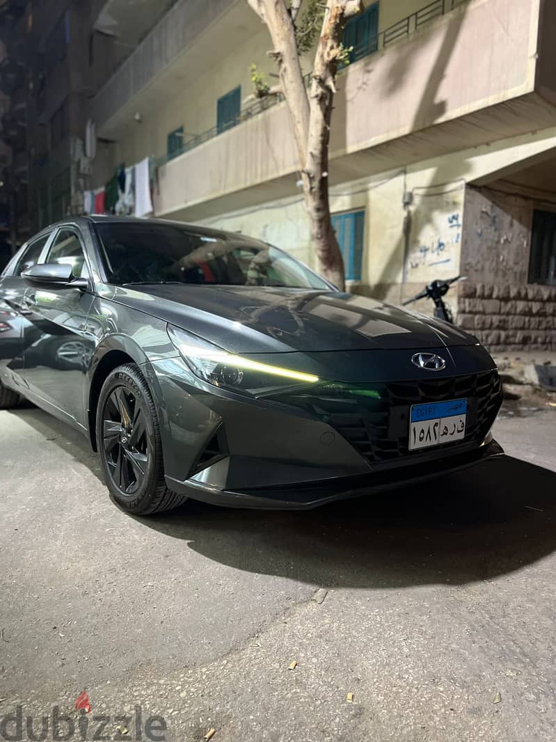 Hyundai Elantra CN7 2021هيونداي النترا الفئة الرابعة عداد 74 الف كم 0