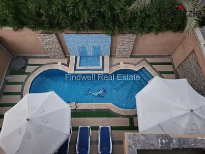 Twin house for sale  La nuova vista Fully finished and furnished  With pool New Cairo / La Nouva Vista Compound